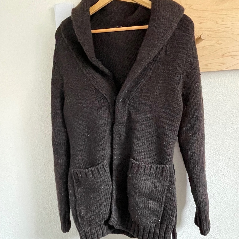 Brian Dales Wool Cardigan Sweater